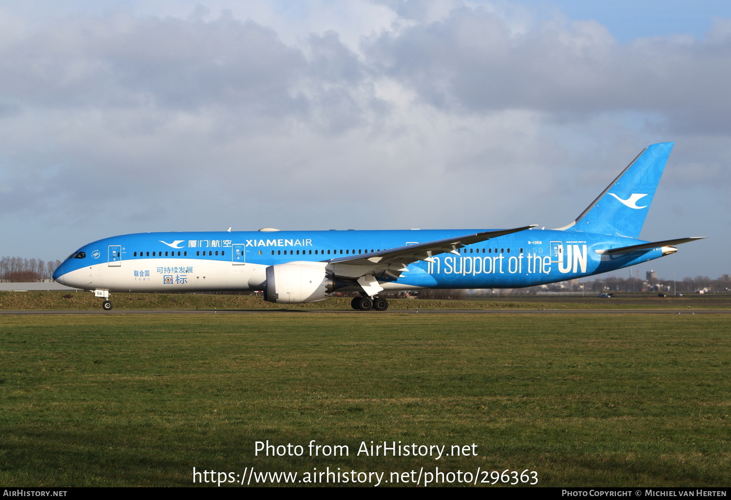 Aircraft Photo of B-1356 | Boeing 787-9 Dreamliner | Xiamen Airlines | AirHistory.net #296363