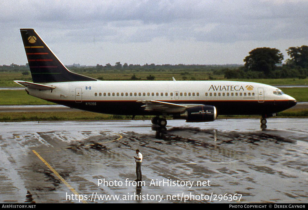 Aircraft Photo of N75356 | Boeing 737-3T0 | Aviateca | AirHistory.net #296367