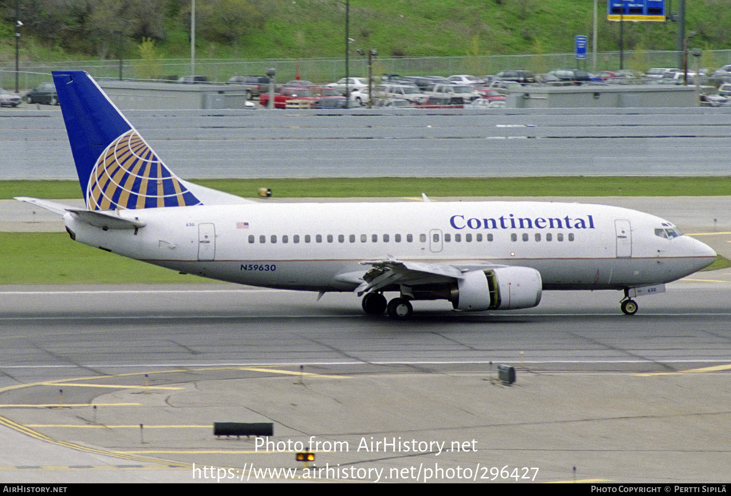 Aircraft Photo of N59630 | Boeing 737-524 | Continental Airlines | AirHistory.net #296427