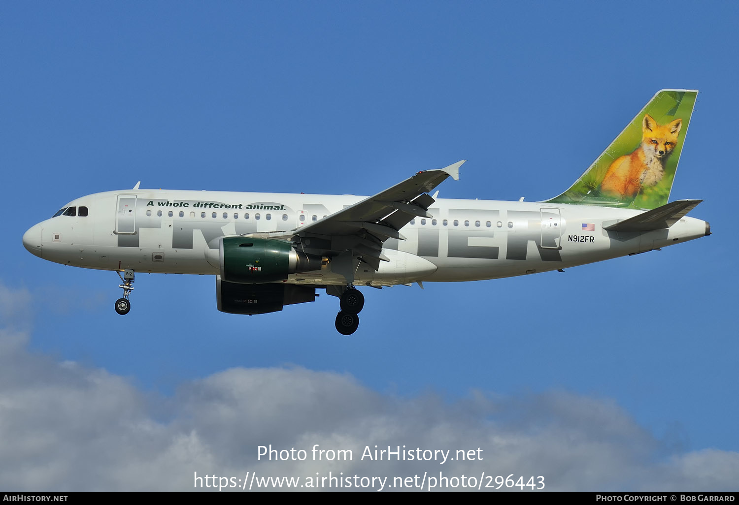 Aircraft Photo of N912FR | Airbus A319-111 | Frontier Airlines | AirHistory.net #296443