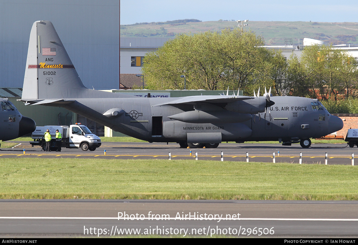 Aircraft Photo of 95-1002 / 51002 | Lockheed C-130H Hercules | USA - Air Force | AirHistory.net #296506