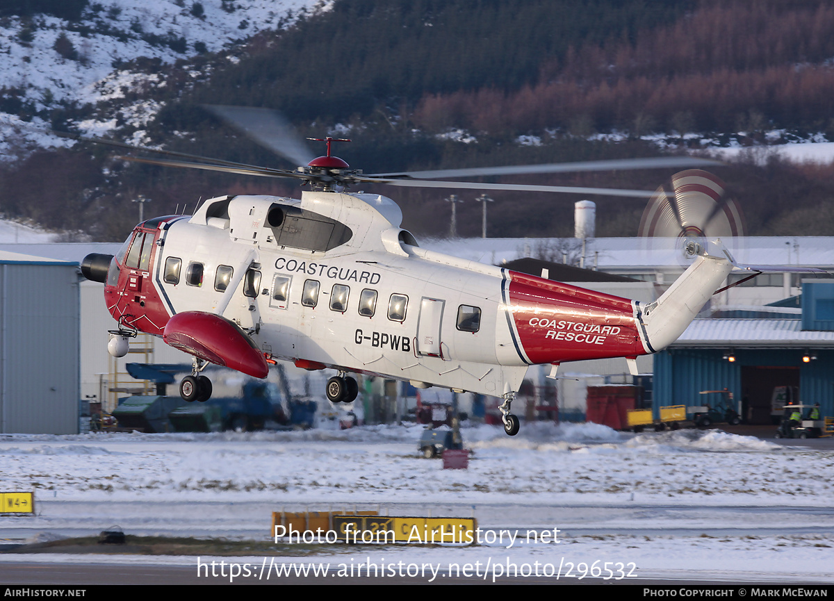 Aircraft Photo of G-BPWB | Sikorsky S-61N MkII | HM Coastguard | AirHistory.net #296532