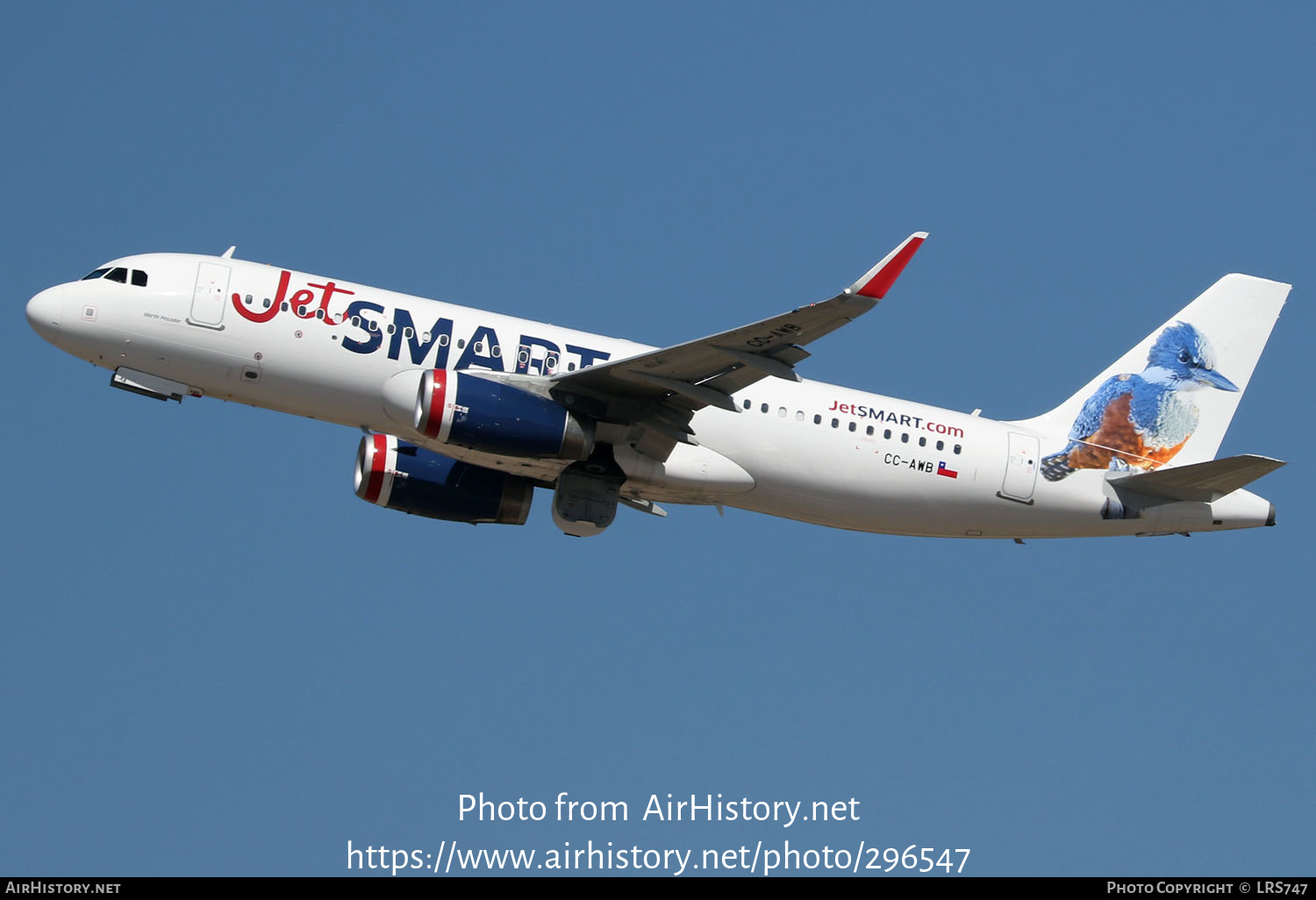 Aircraft Photo of CC-AWB | Airbus A320-232 | JetSmart | AirHistory.net #296547