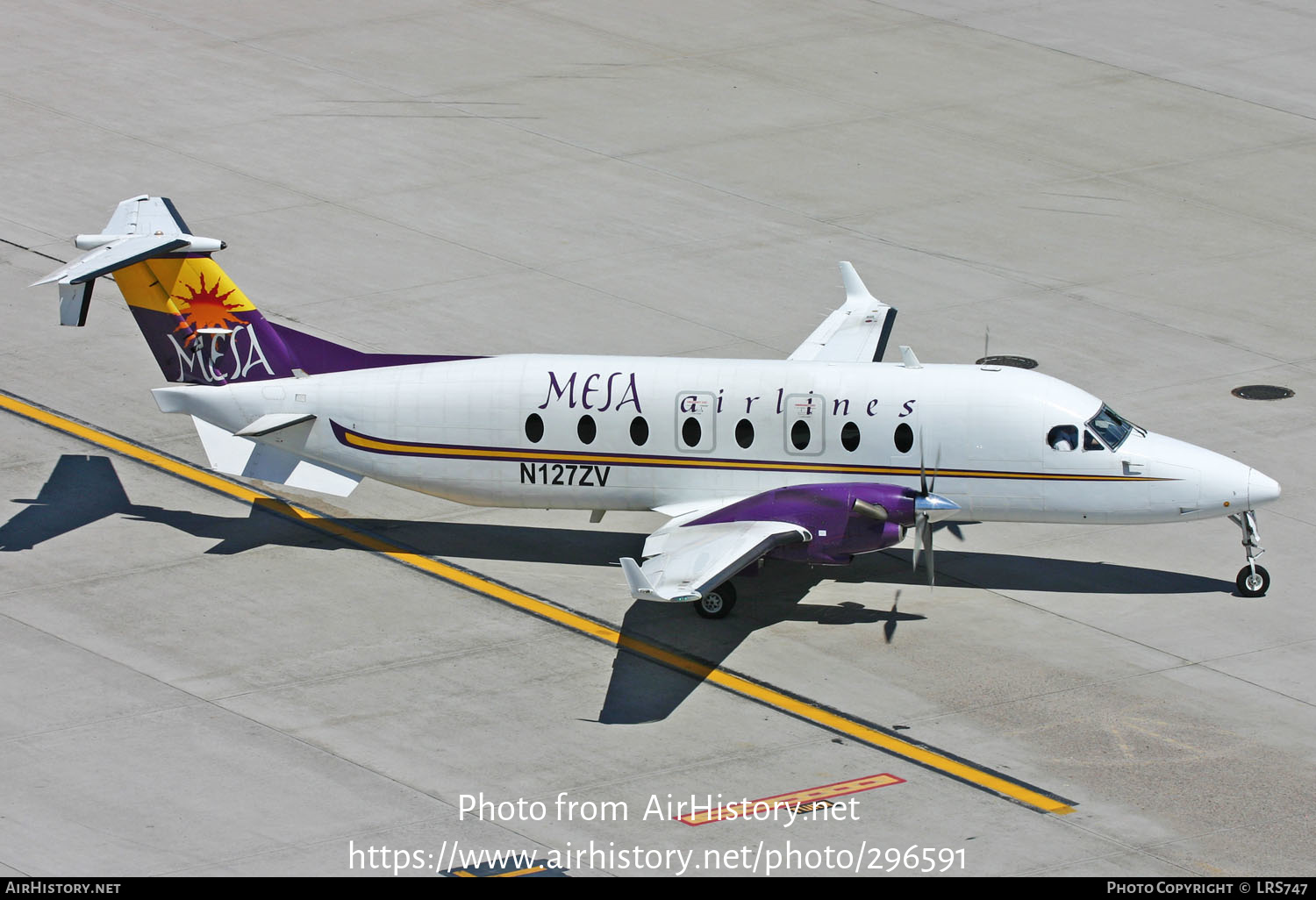 Aircraft Photo of N127ZV | Beech 1900D | Mesa Airlines | AirHistory.net #296591