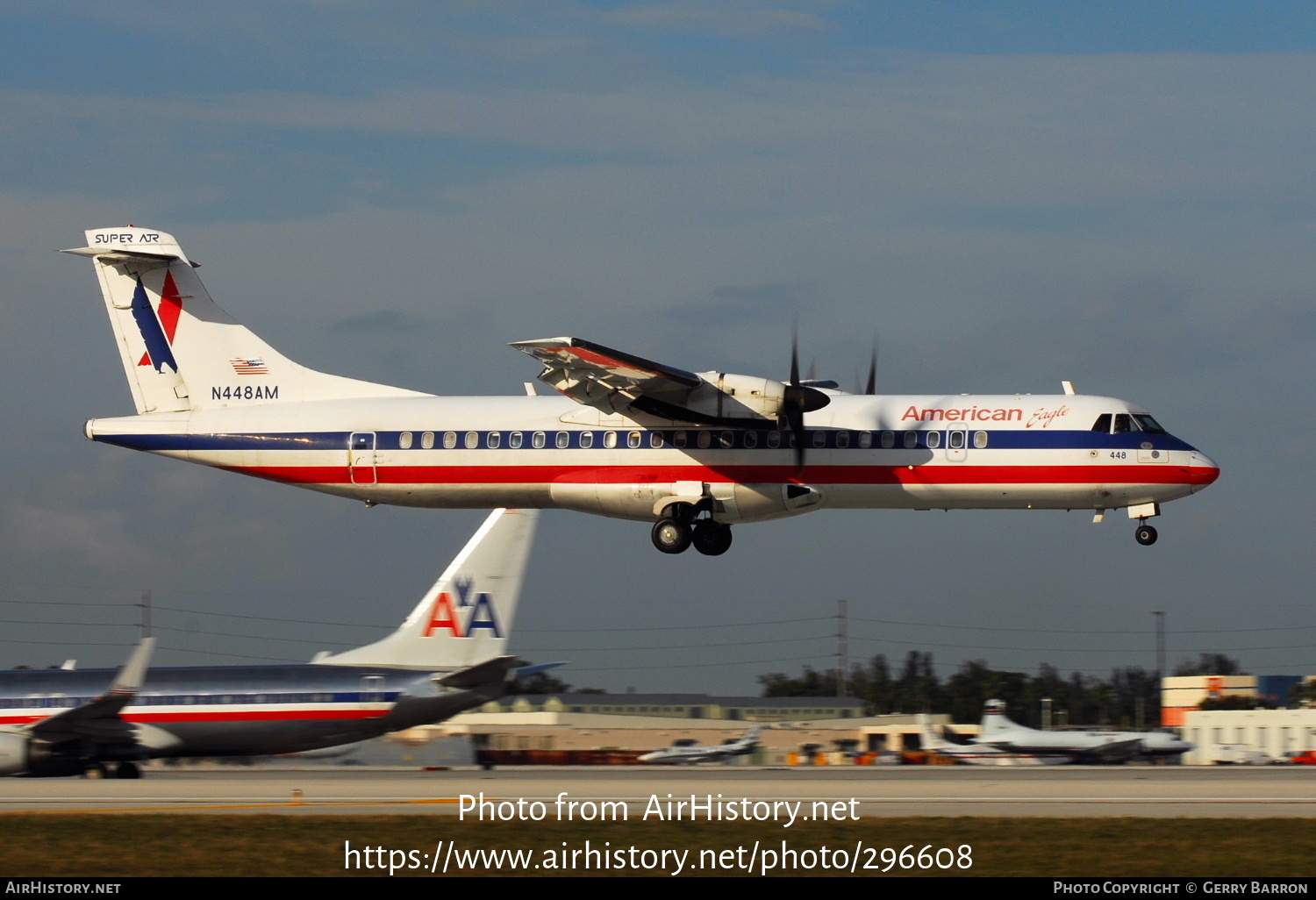 Aircraft Photo of N448AM | ATR ATR-72-212 | American Eagle | AirHistory.net #296608