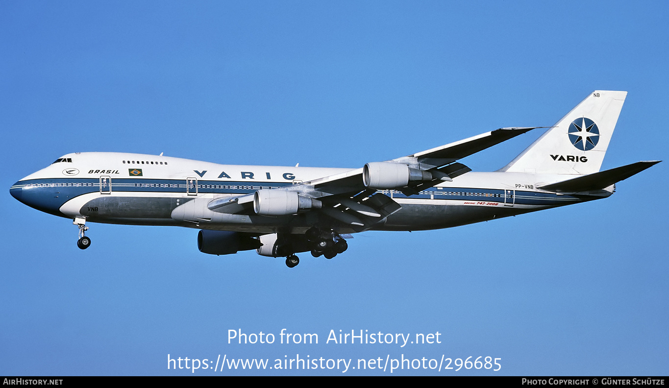 Aircraft Photo of PP-VNB | Boeing 747-2L5BM | Varig | AirHistory.net #296685