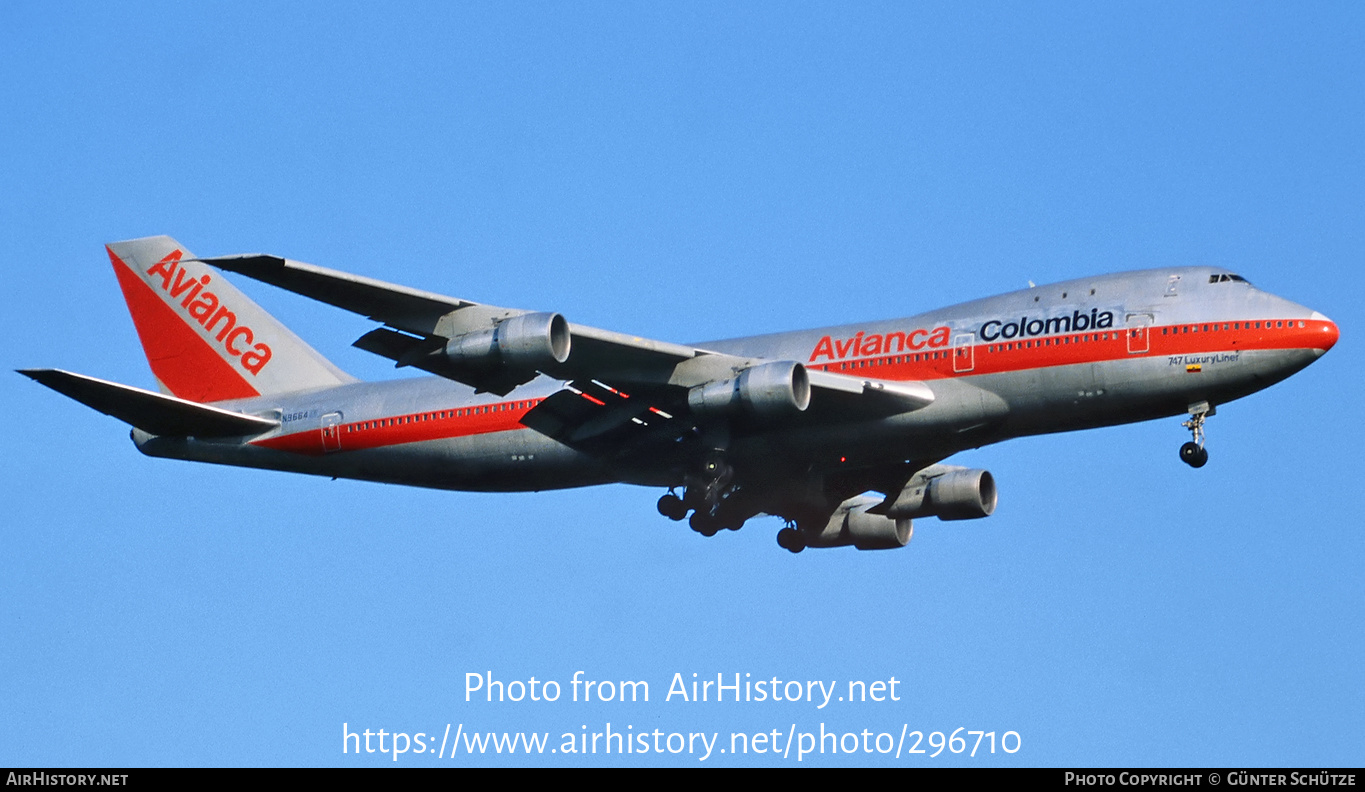 Aircraft Photo of N9664 | Boeing 747-123 | Avianca | AirHistory.net #296710