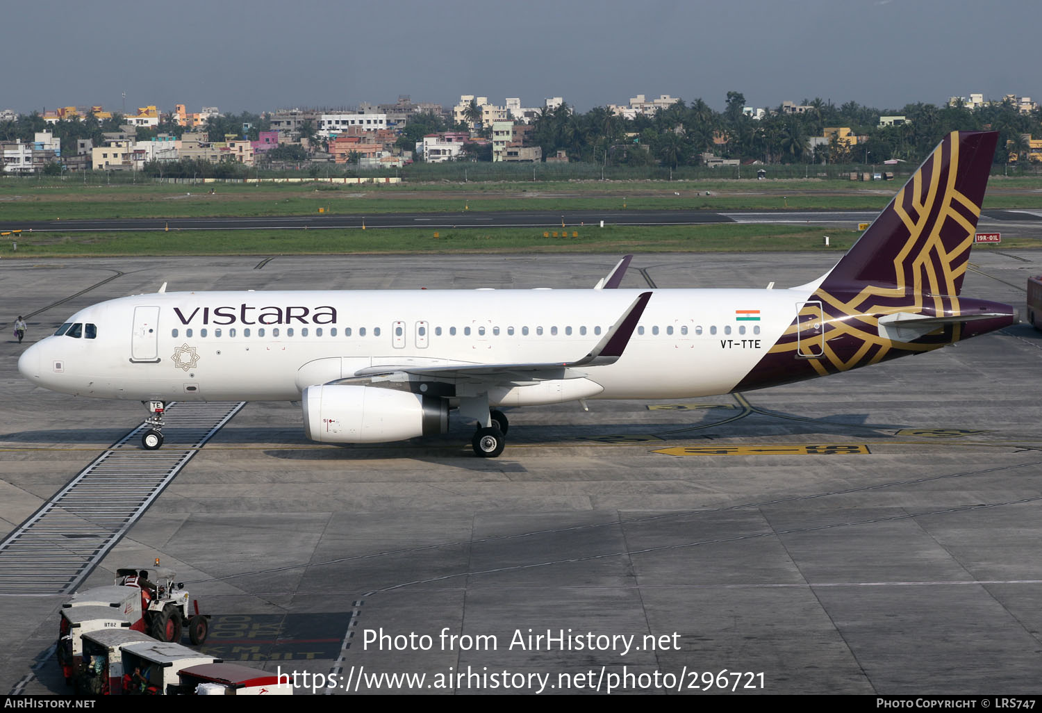 Aircraft Photo of VT-TTE | Airbus A320-232 | Vistara | AirHistory.net #296721