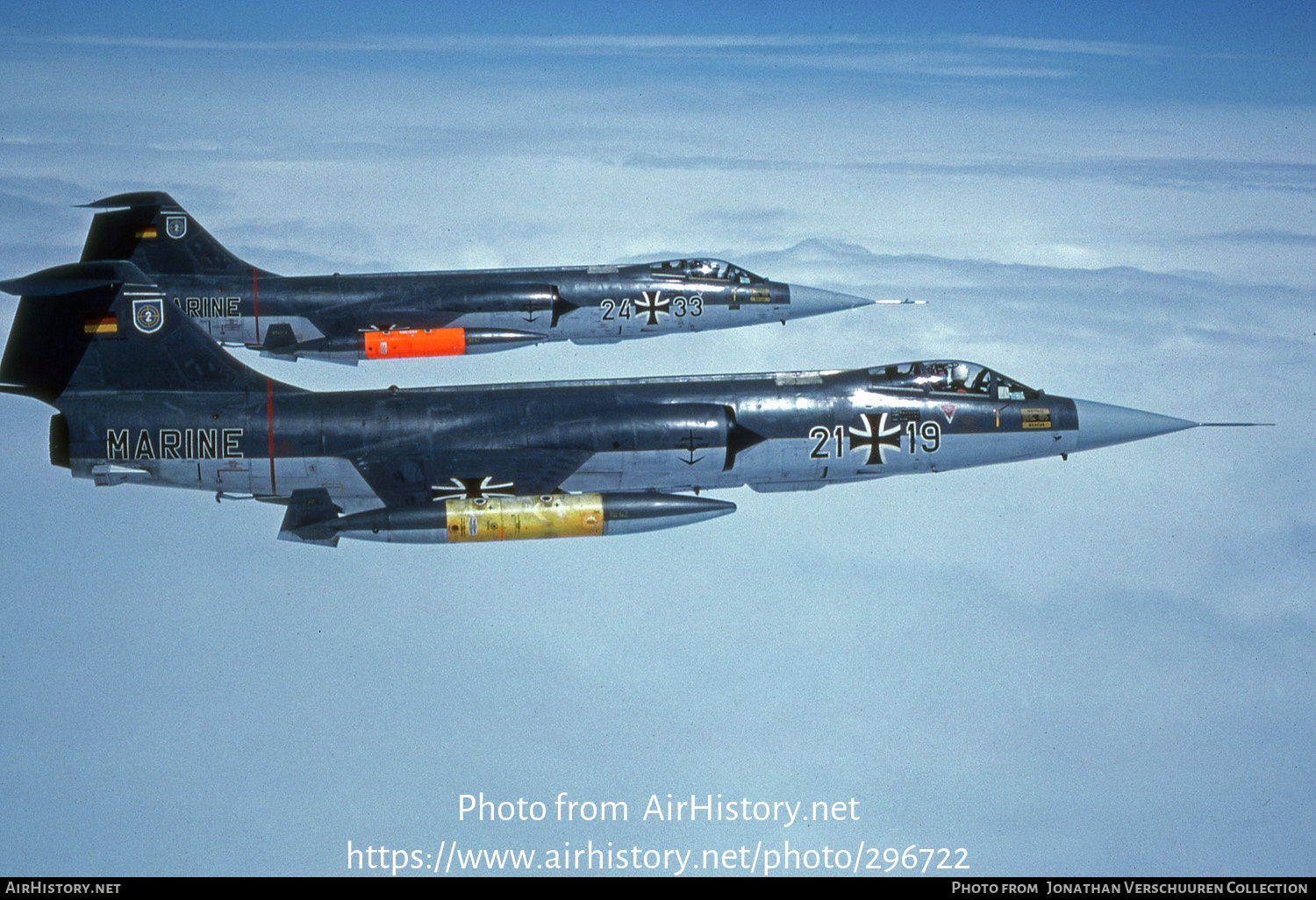 Aircraft Photo of 2119 | Lockheed RF-104G Starfighter | Germany - Navy | AirHistory.net #296722