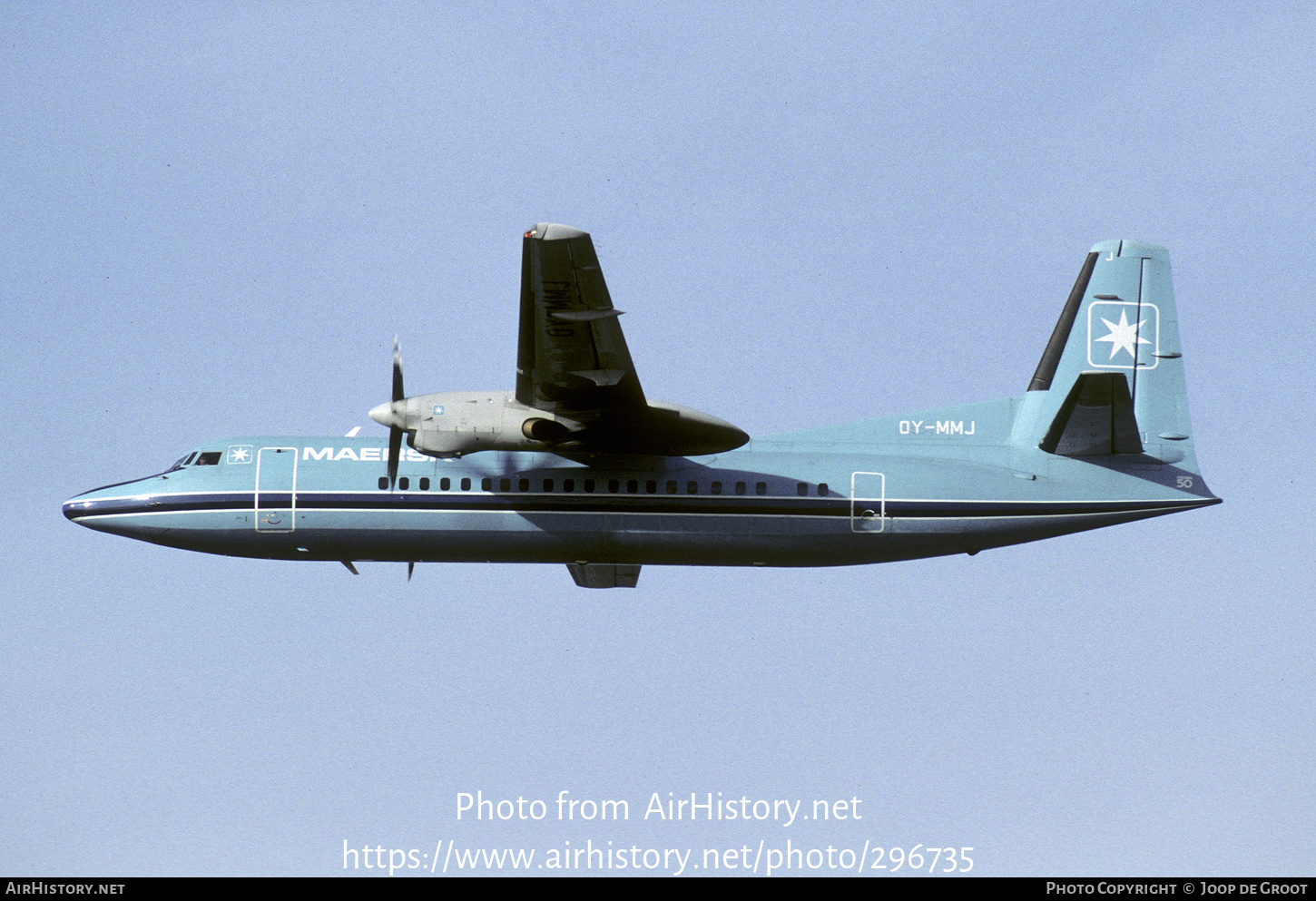 Aircraft Photo of OY-MMJ | Fokker 50 | Maersk Air | AirHistory.net #296735