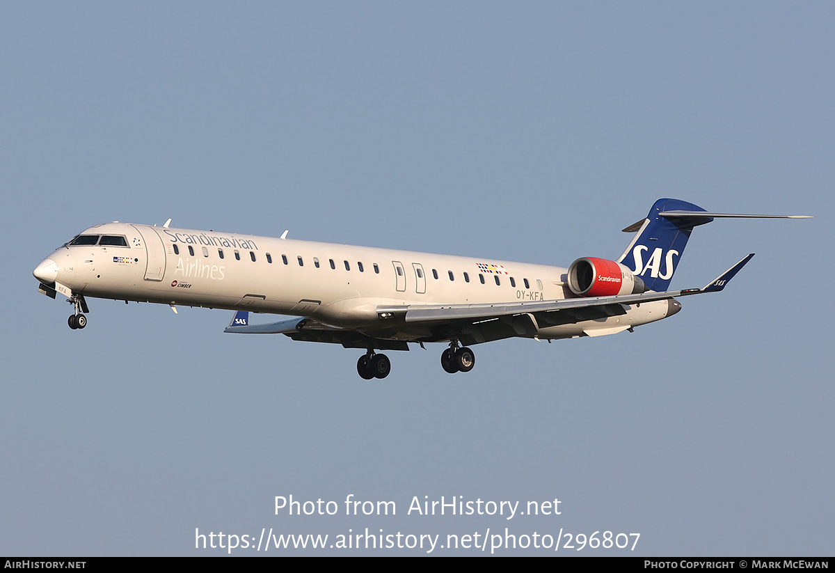 Aircraft Photo of OY-KFA | Bombardier CRJ-900ER NG (CL-600-2D24) | Scandinavian Airlines - SAS | AirHistory.net #296807