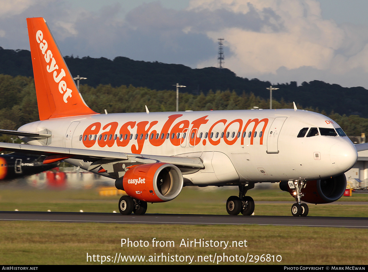 Aircraft Photo of G-EZDN | Airbus A319-111 | EasyJet | AirHistory.net #296810