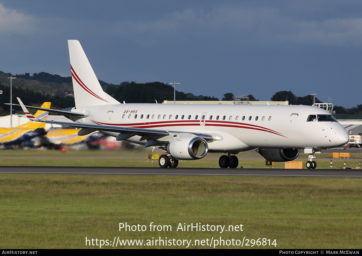 Aircraft Photo of A6-HHS | Embraer Lineage 1000 (ERJ-190-100ECJ) | AirHistory.net #296814