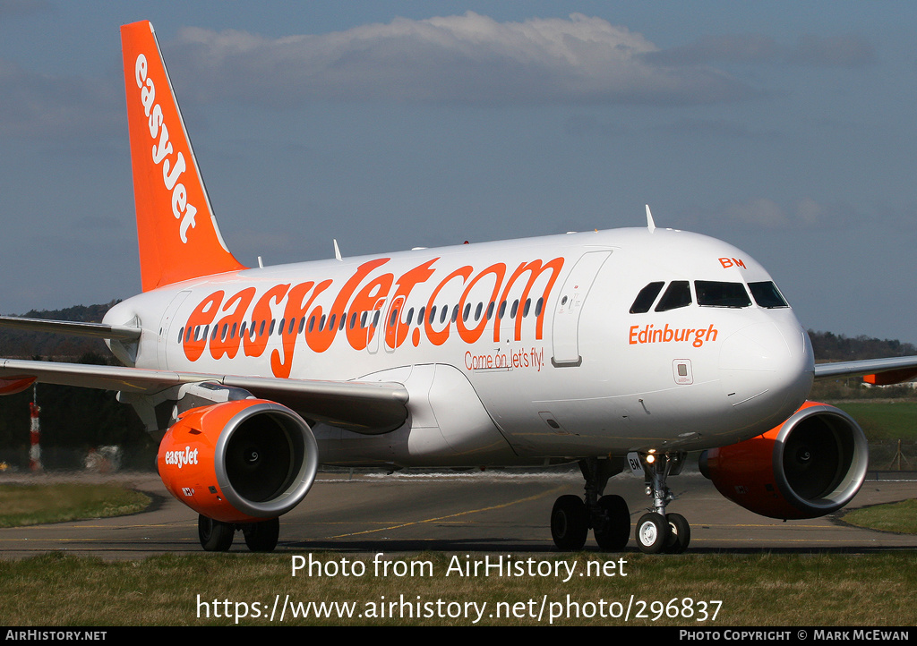 Aircraft Photo of G-EZBM | Airbus A319-111 | EasyJet | AirHistory.net #296837