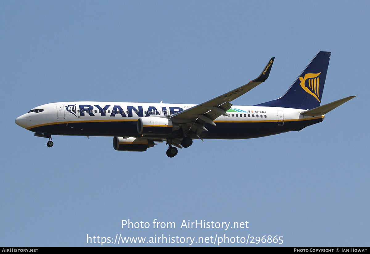 Aircraft Photo of EI-ENJ | Boeing 737-8AS | Ryanair | AirHistory.net #296865