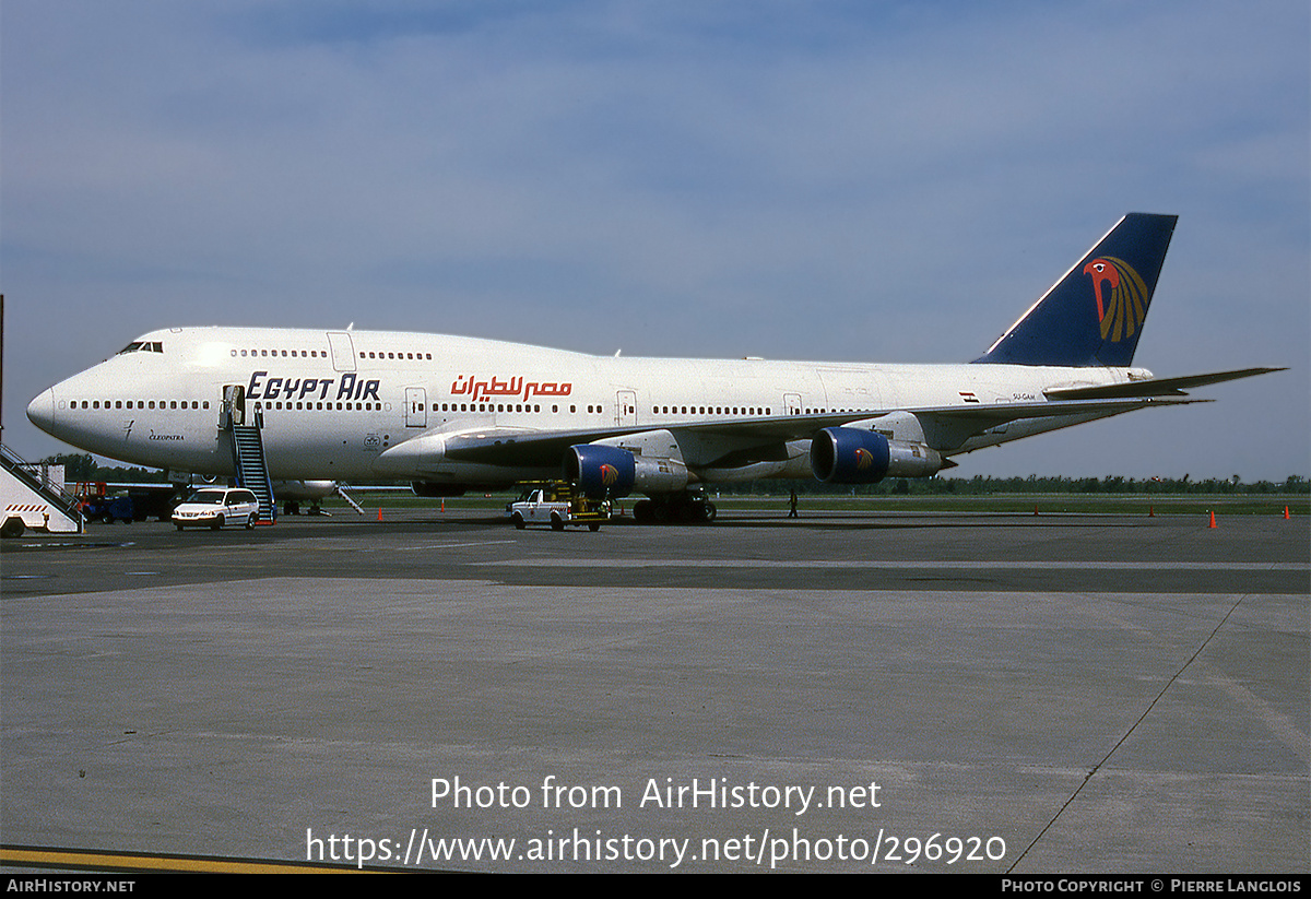 Aircraft Photo of SU-GAM | Boeing 747-366M | EgyptAir | AirHistory.net #296920