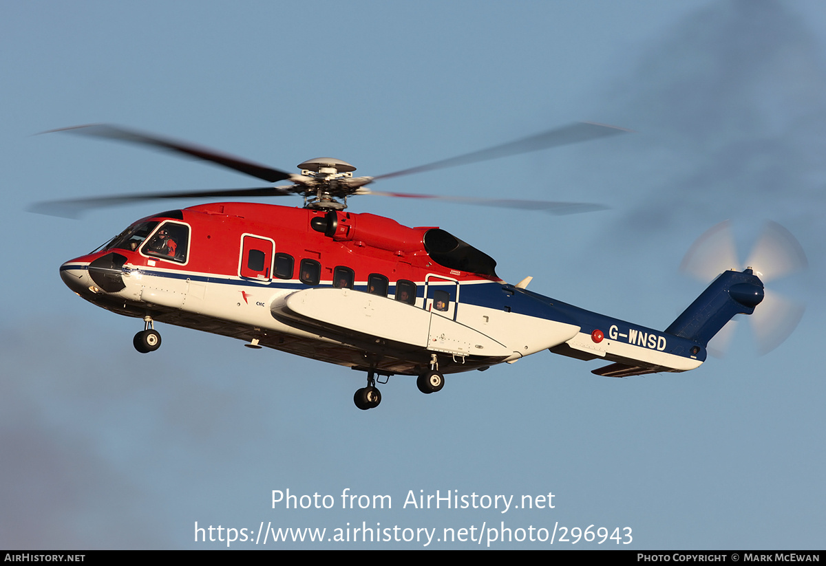 Aircraft Photo of G-WNSD | Sikorsky S-92A | CHC Helicopters | AirHistory.net #296943