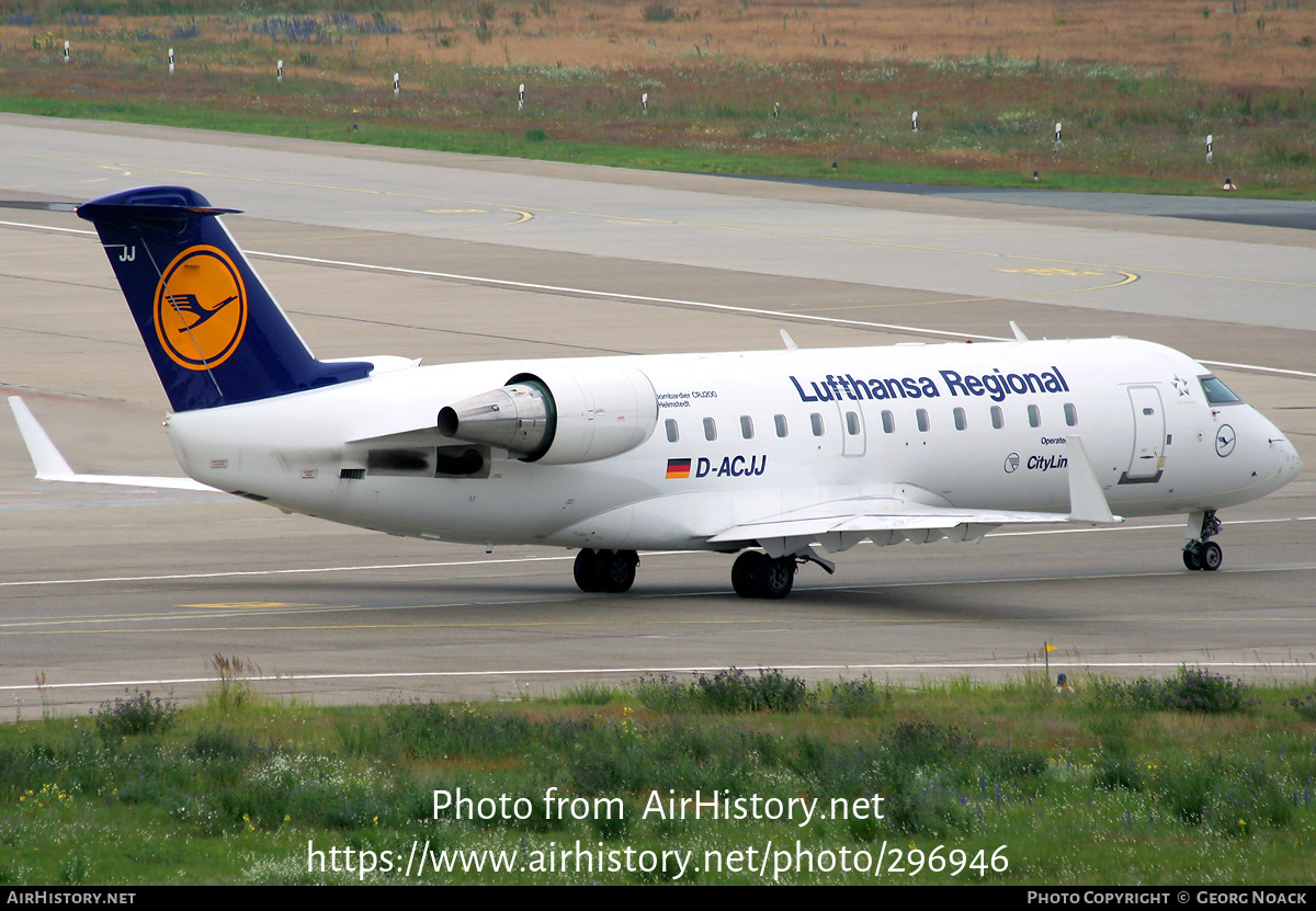 Aircraft Photo of D-ACJJ | Bombardier CRJ-100LR (CL-600-2B19) | Lufthansa Regional | AirHistory.net #296946