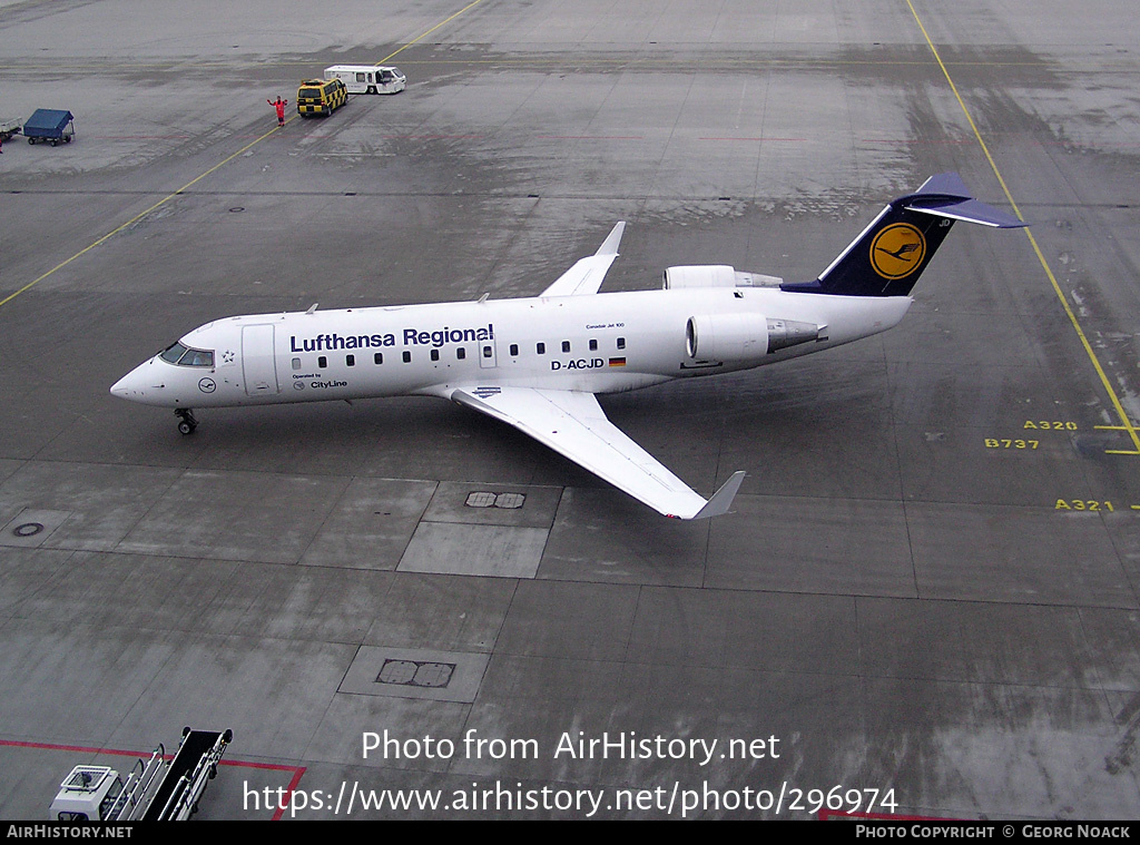 Aircraft Photo of D-ACJD | Canadair CRJ-200LR (CL-600-2B19) | Lufthansa Regional | AirHistory.net #296974