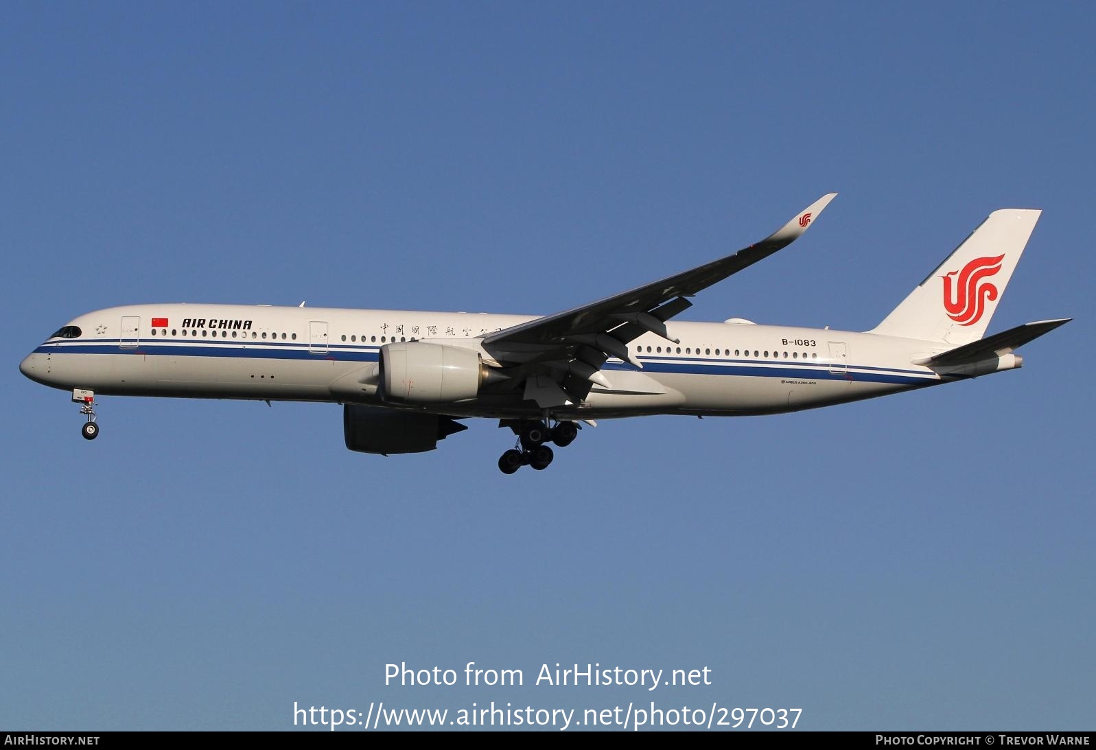 Aircraft Photo of B-1083 | Airbus A350-941 | Air China | AirHistory.net #297037