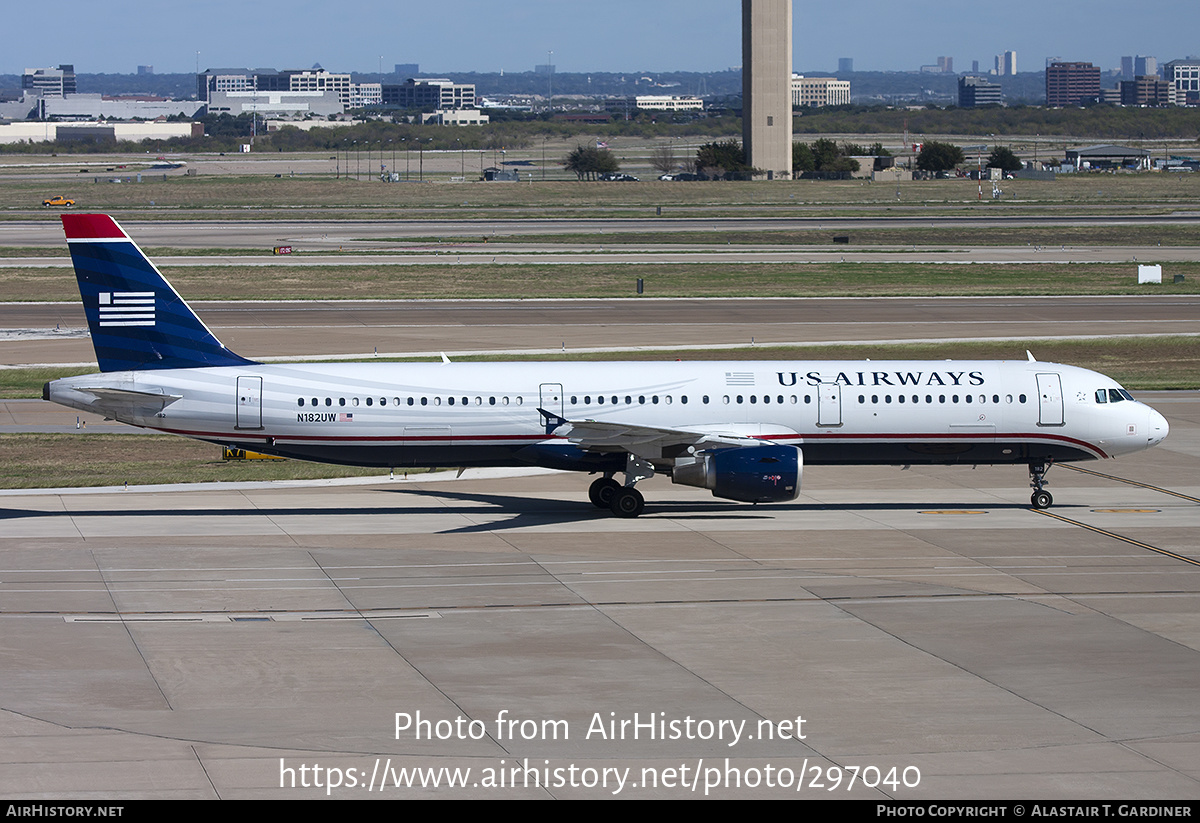 Aircraft Photo of N182UW | Airbus A321-211 | US Airways | AirHistory.net #297040