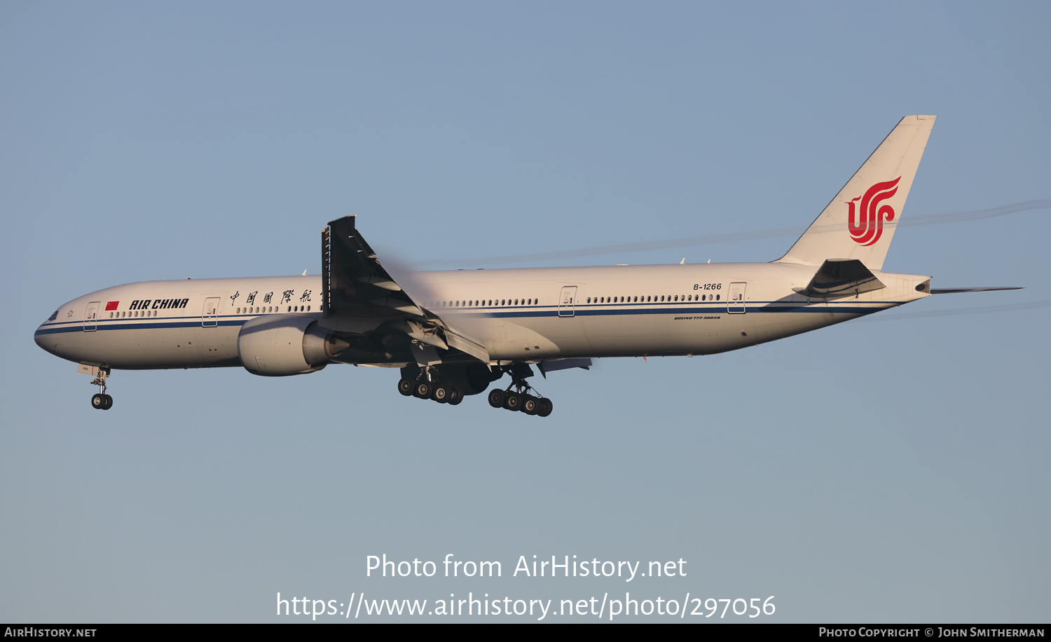 Aircraft Photo of B-1266 | Boeing 777-300/ER | Air China | AirHistory.net #297056