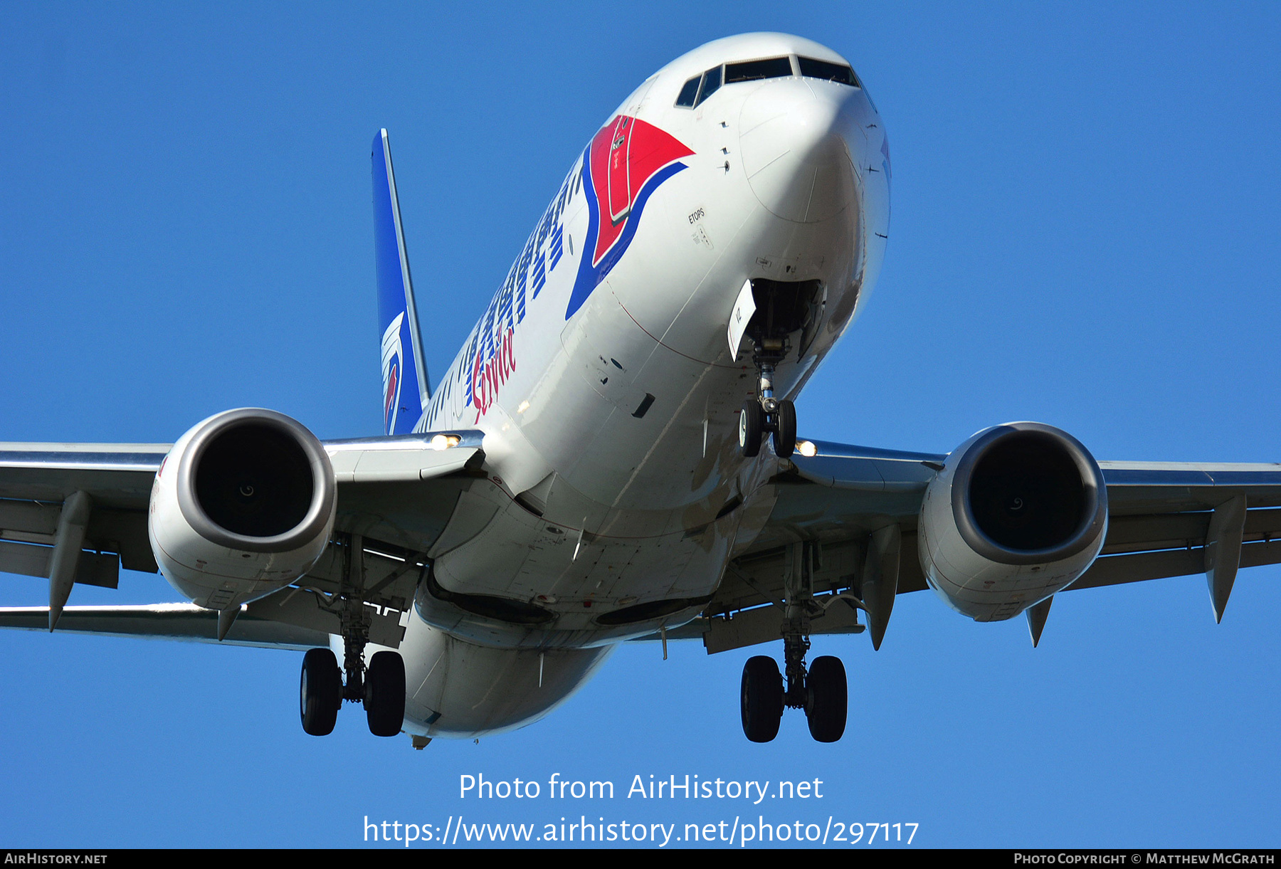 Aircraft Photo of SP-TVZ | Boeing 737-8BK | Travel Service | AirHistory.net #297117