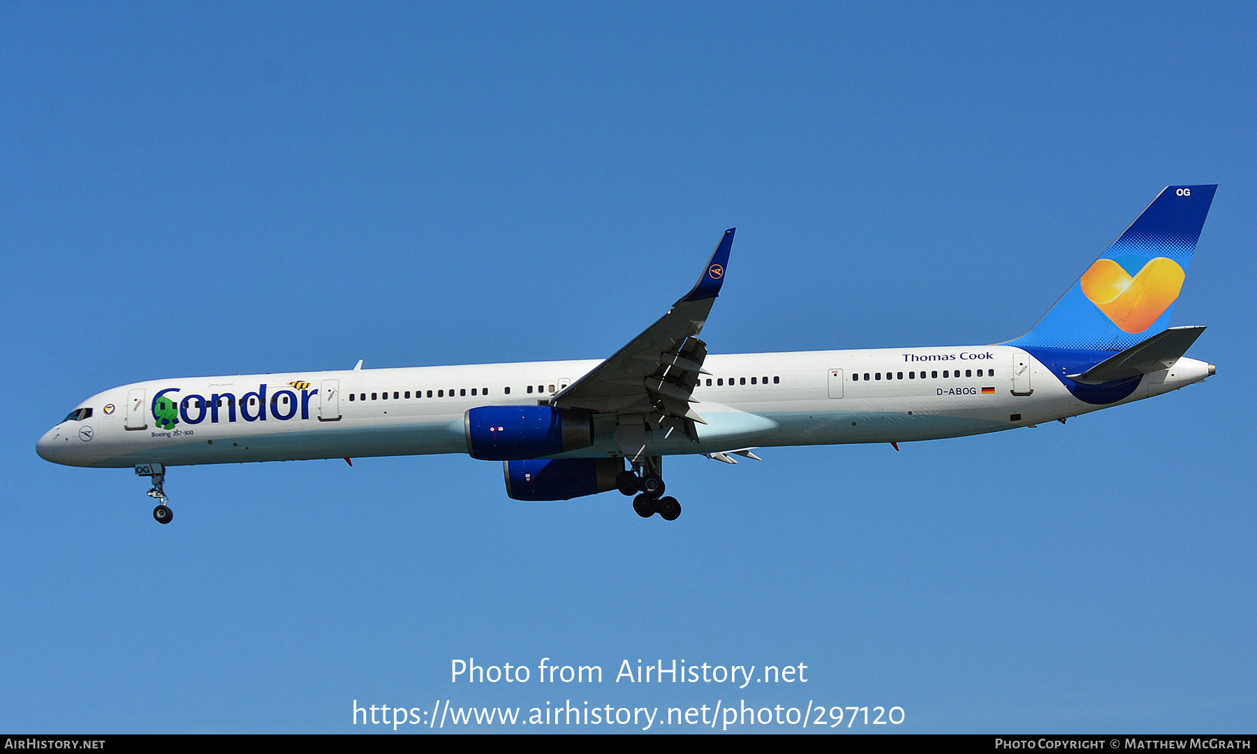 Aircraft Photo of D-ABOG | Boeing 757-330 | Condor Flugdienst | AirHistory.net #297120