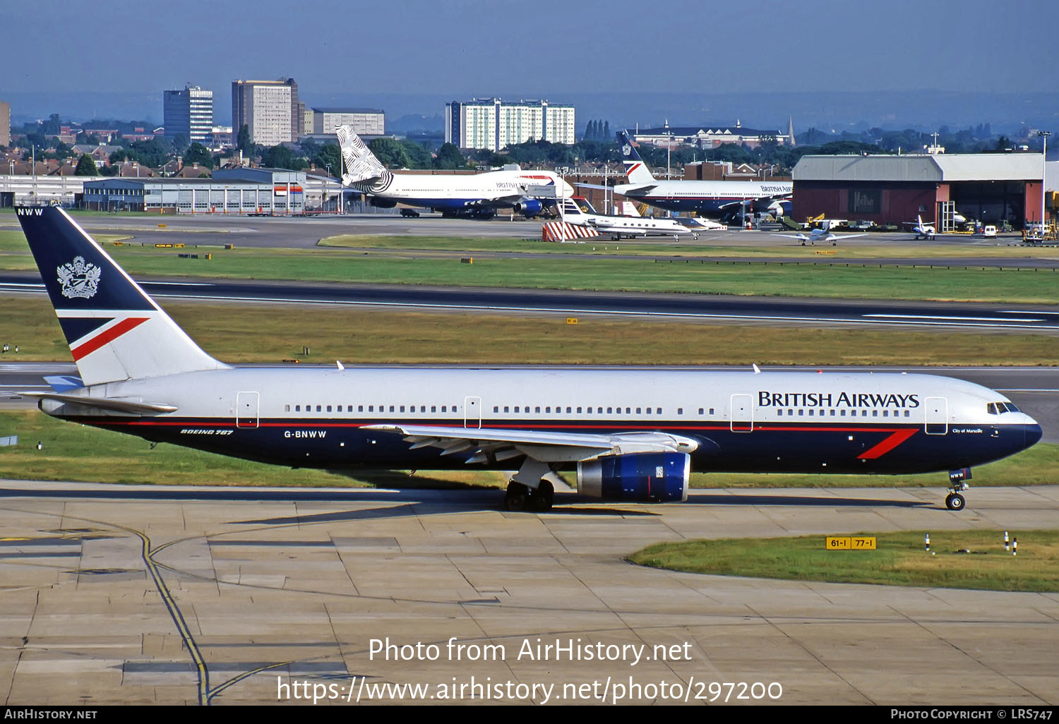 Aircraft Photo of G-BNWW | Boeing 767-336/ER | British Airways | AirHistory.net #297200