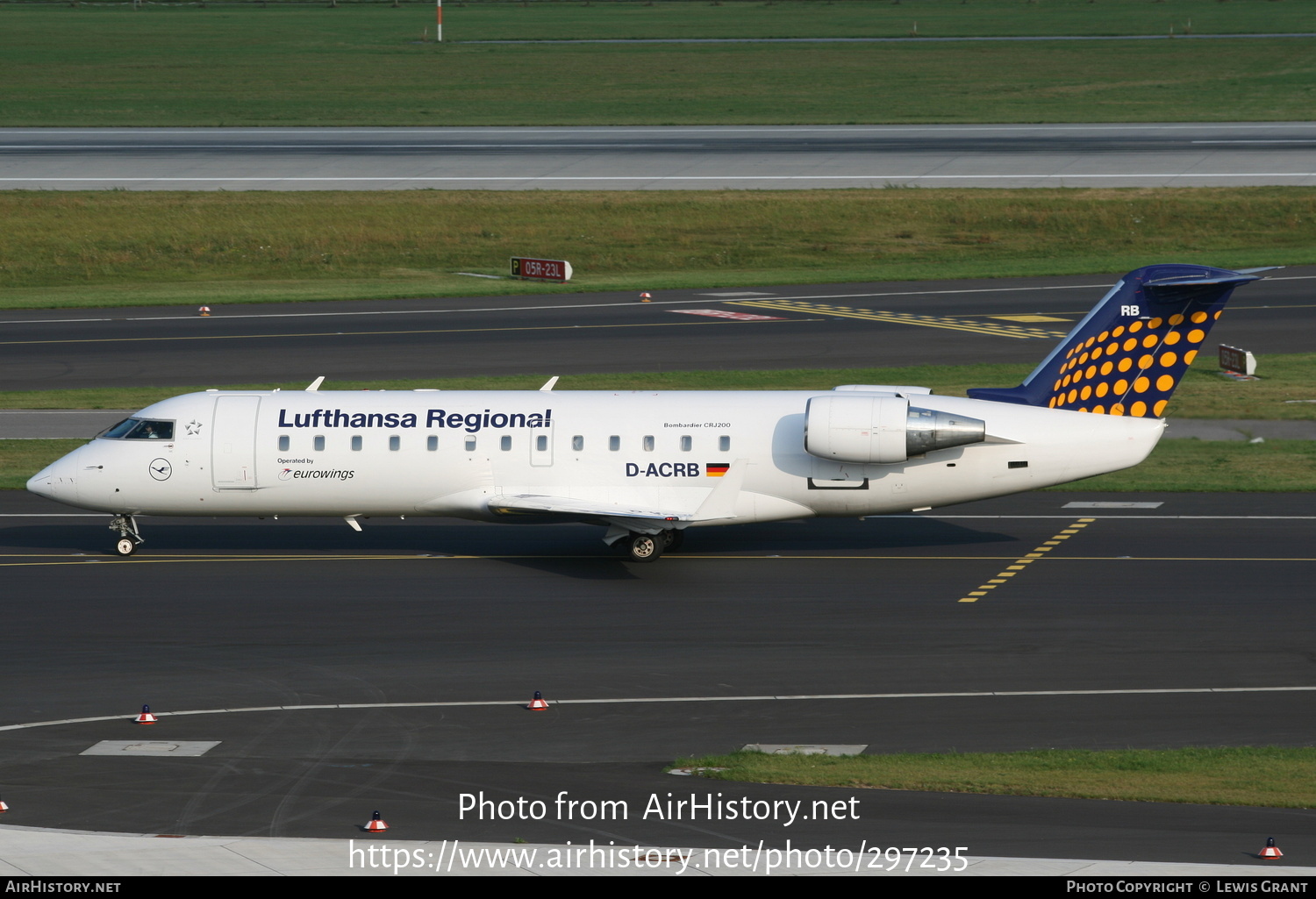 Aircraft Photo of D-ACRB | Bombardier CRJ-200ER (CL-600-2B19) | Lufthansa Regional | AirHistory.net #297235