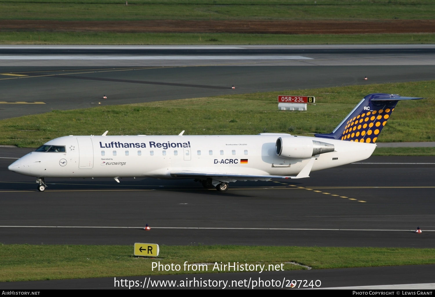 Aircraft Photo of D-ACRC | Bombardier CRJ-200ER (CL-600-2B19) | Lufthansa Regional | AirHistory.net #297240