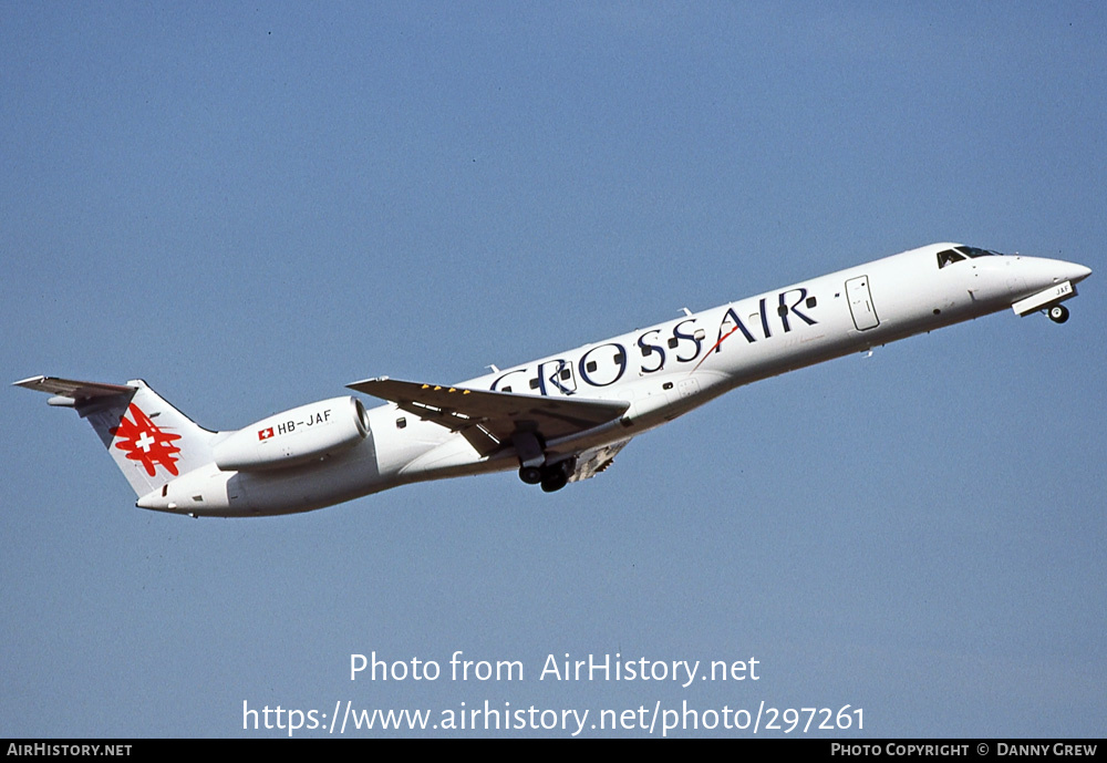 Aircraft Photo of HB-JAF | Embraer ERJ-145LU (EMB-145LU) | Crossair | AirHistory.net #297261