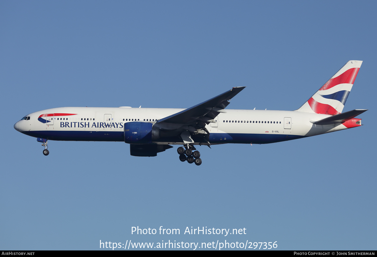 Aircraft Photo of G-VIIL | Boeing 777-236/ER | British Airways | AirHistory.net #297356