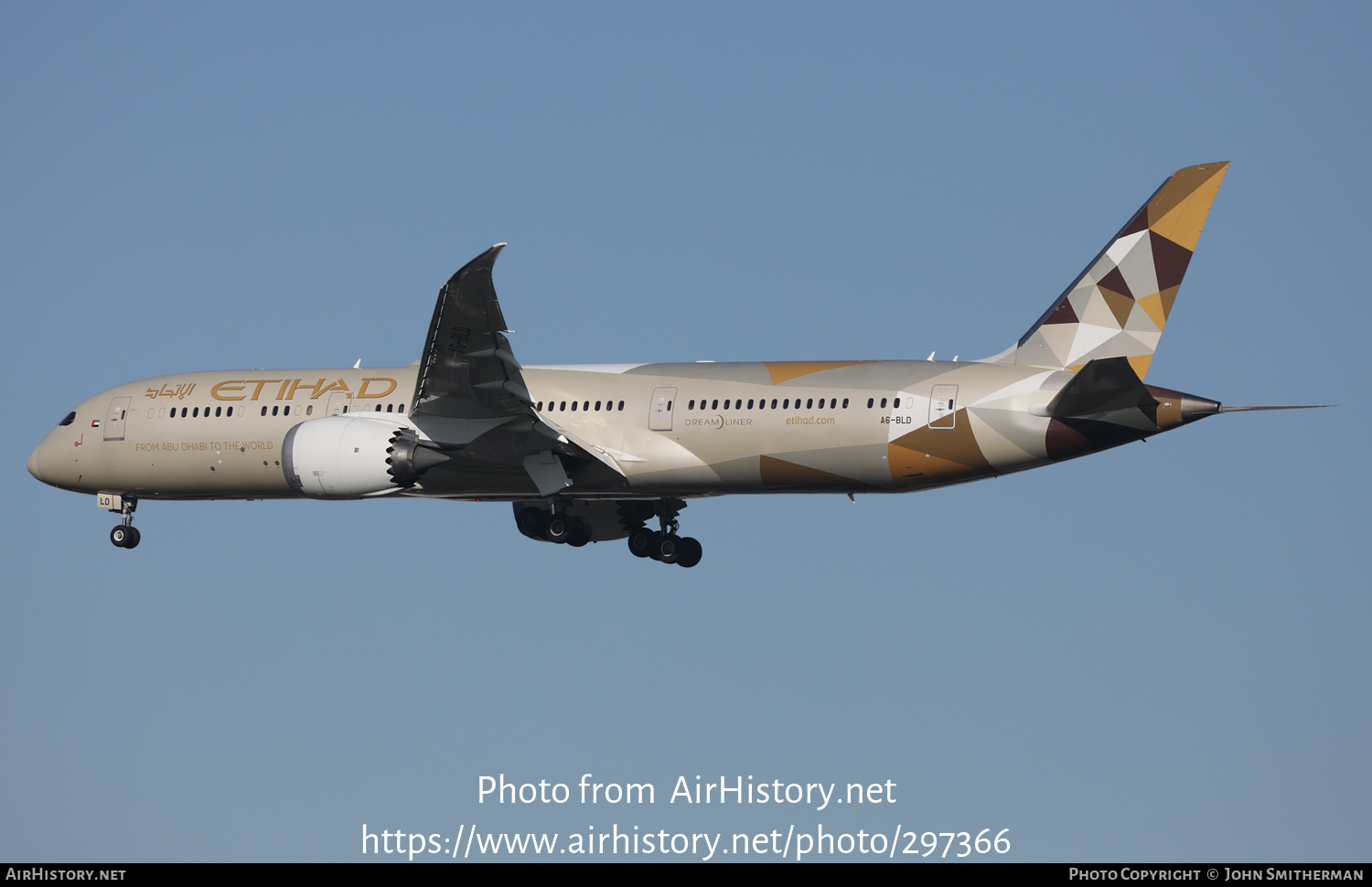 Aircraft Photo of A6-BLD | Boeing 787-9 Dreamliner | Etihad Airways | AirHistory.net #297366