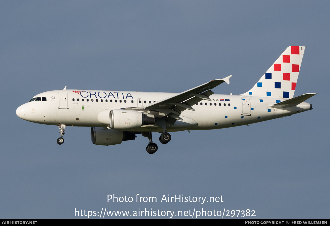 Aircraft Photo of 9A-CTL | Airbus A319-112 | Croatia Airlines | AirHistory.net #297382