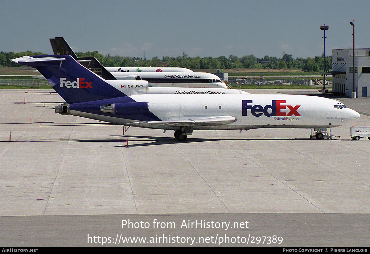 Aircraft Photo of C-FBWY | Boeing 727-22(F) | Fedex - Federal Express | AirHistory.net #297389