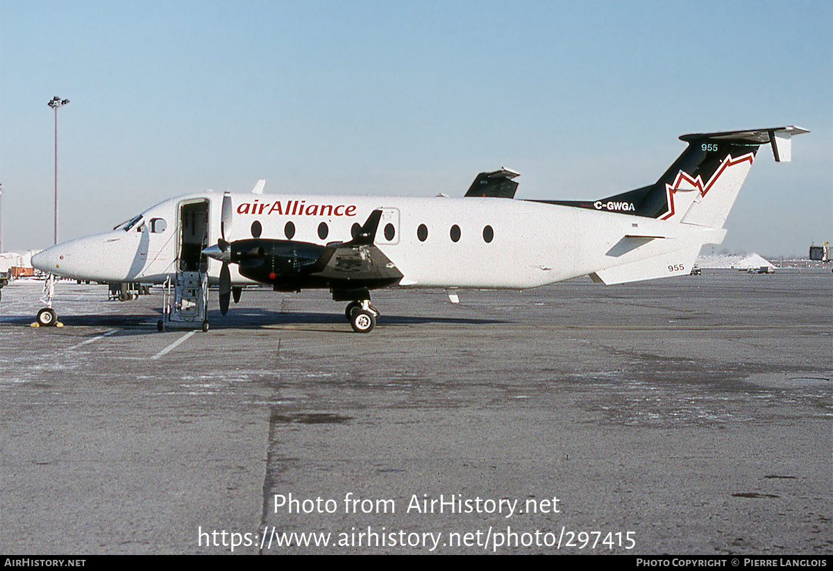 Aircraft Photo of C-GWGA | Raytheon 1900D | Air Alliance | AirHistory.net #297415