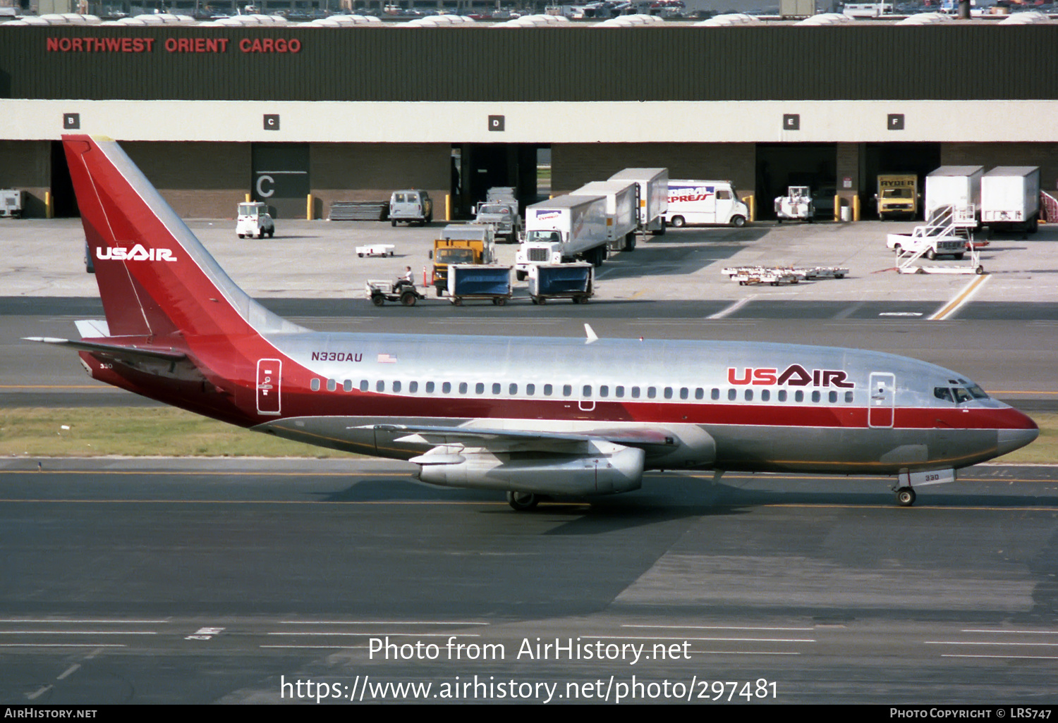 Aircraft Photo of N330AU | Boeing 737-2B7/Adv | USAir | AirHistory.net #297481