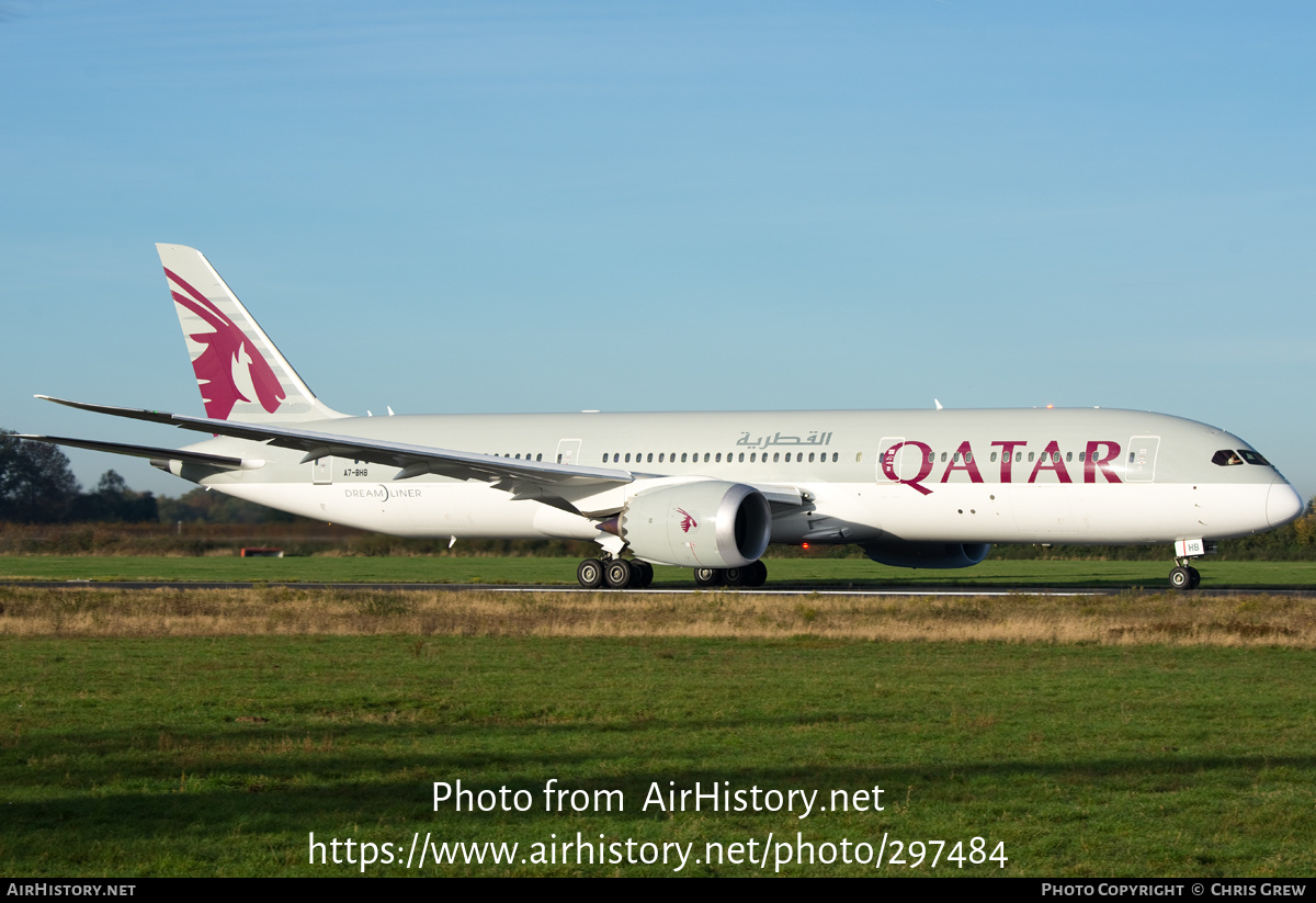 Aircraft Photo of A7-BHB | Boeing 787-9 Dreamliner | Qatar Airways | AirHistory.net #297484