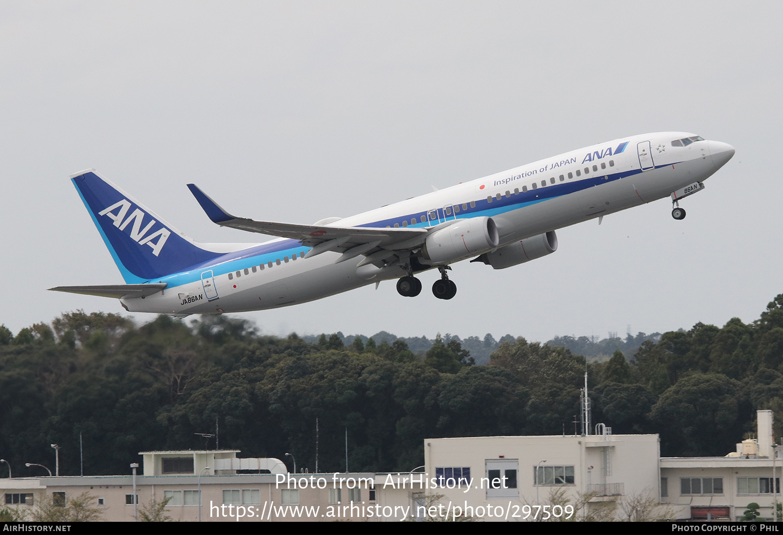 Aircraft Photo of JA86AN | Boeing 737-881 | All Nippon Airways - ANA | AirHistory.net #297509