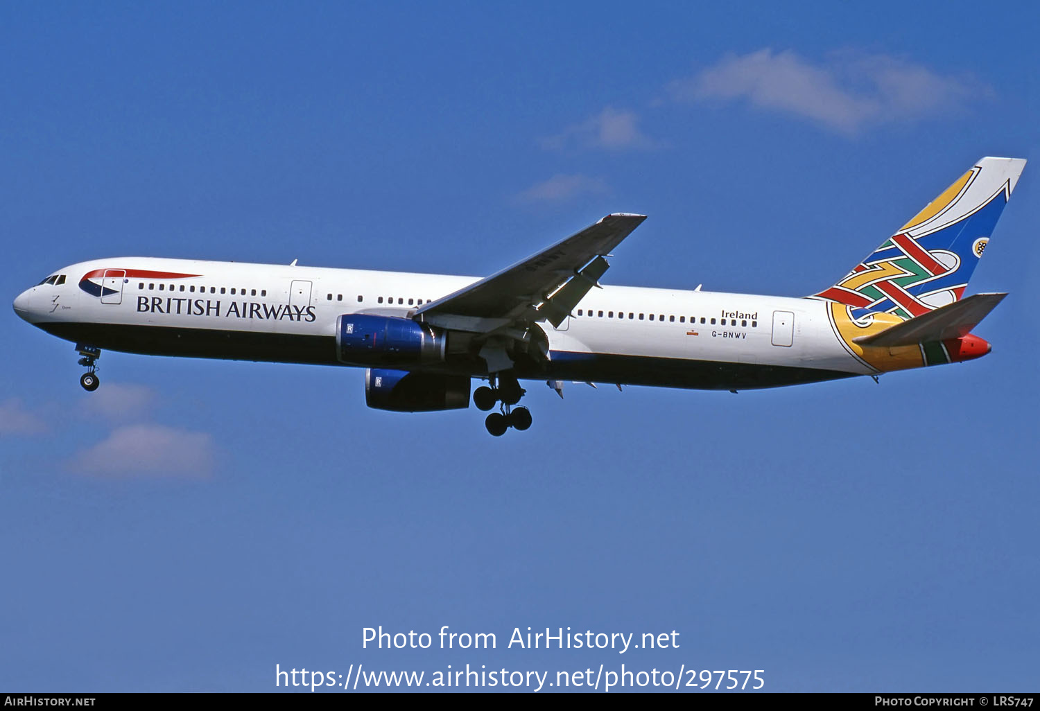 Aircraft Photo of G-BNWV | Boeing 767-336/ER | British Airways | AirHistory.net #297575