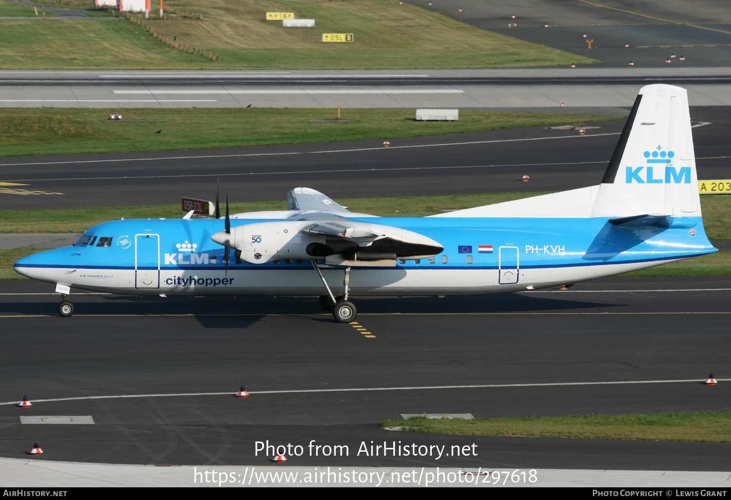 Aircraft Photo of PH-KVH | Fokker 50 | KLM Cityhopper | AirHistory.net #297618