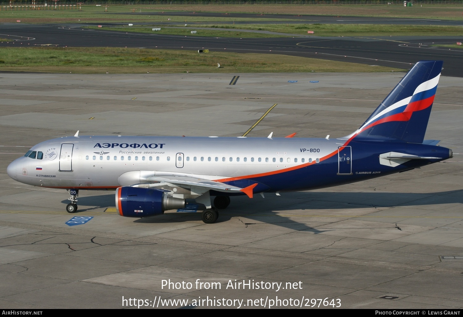 Aircraft Photo of VP-BDO | Airbus A319-111 | Aeroflot - Russian Airlines | AirHistory.net #297643