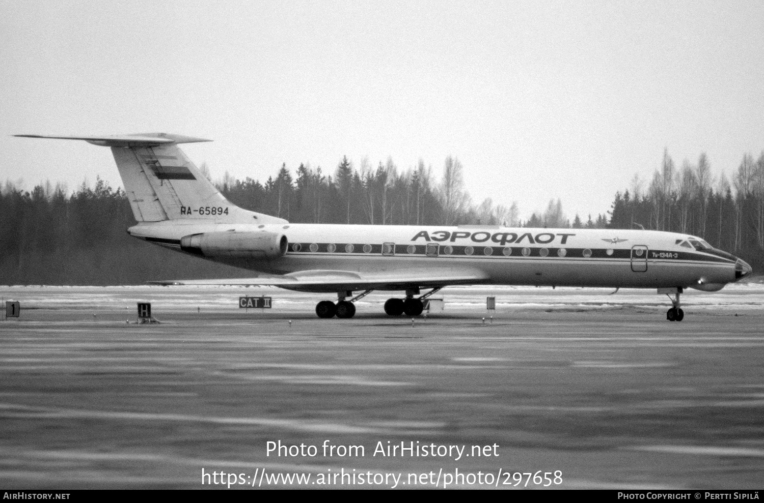 Aircraft Photo of RA-65894 | Tupolev Tu-134A-3 | Aeroflot | AirHistory.net #297658