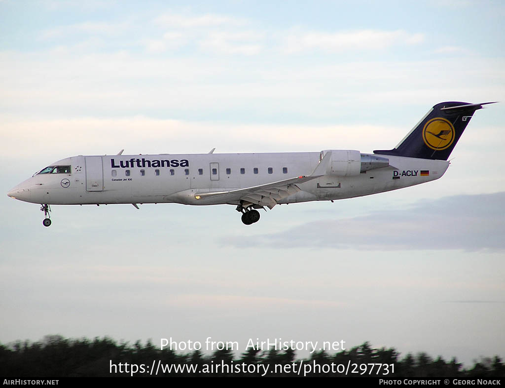 Aircraft Photo of D-ACLY | Canadair CRJ-200LR (CL-600-2B19) | Lufthansa | AirHistory.net #297731