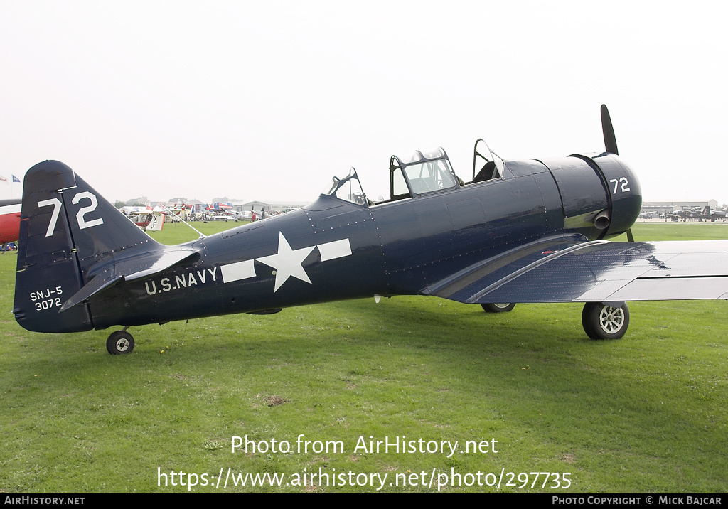 Aircraft Photo of G-TEXN / 3072 | North American T-6G Texan | USA - Navy | AirHistory.net #297735