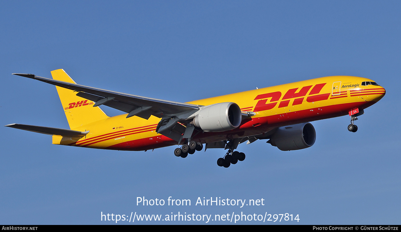 Aircraft Photo of D-AALL | Boeing 777-F | DHL International | AirHistory.net #297814