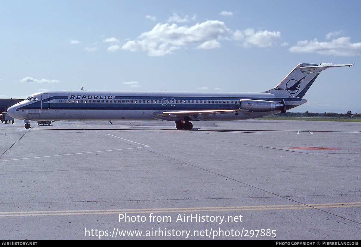 Aircraft Photo of N780NC | McDonnell Douglas DC-9-51 | Republic Airlines | AirHistory.net #297885