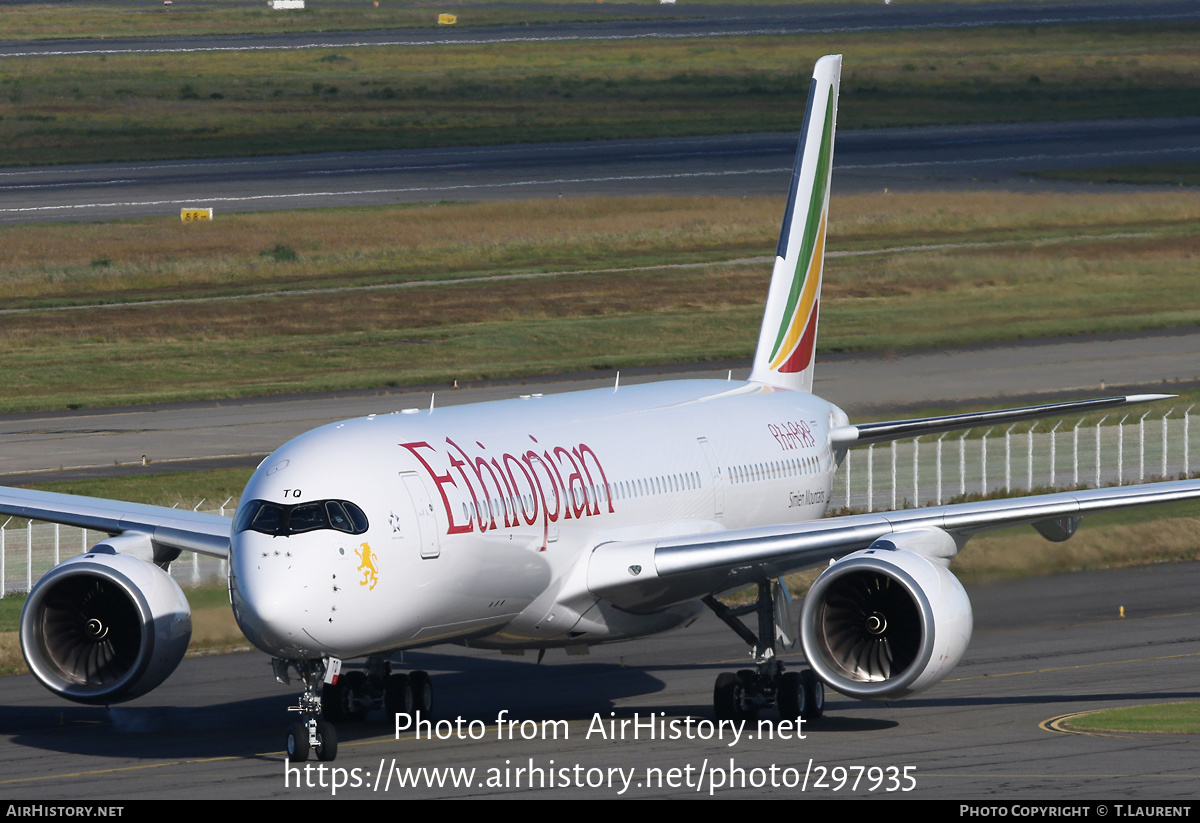 Aircraft Photo of ET-ATQ | Airbus A350-941 | Ethiopian Airlines | AirHistory.net #297935