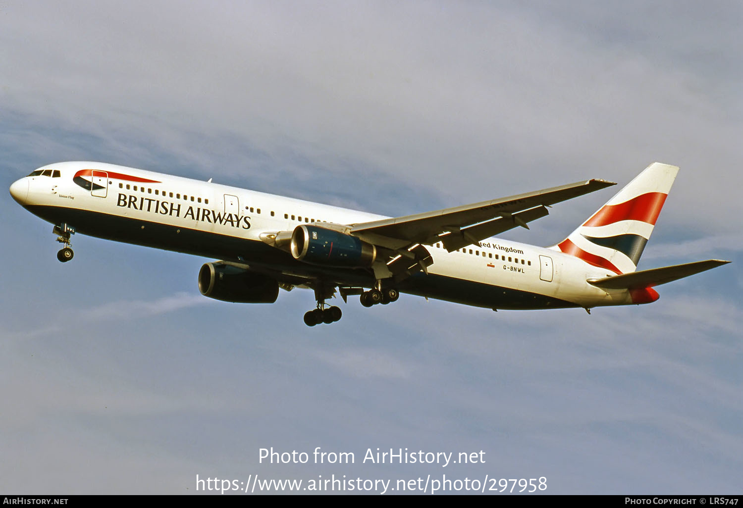 Aircraft Photo of G-BNWL | Boeing 767-336/ER | British Airways | AirHistory.net #297958